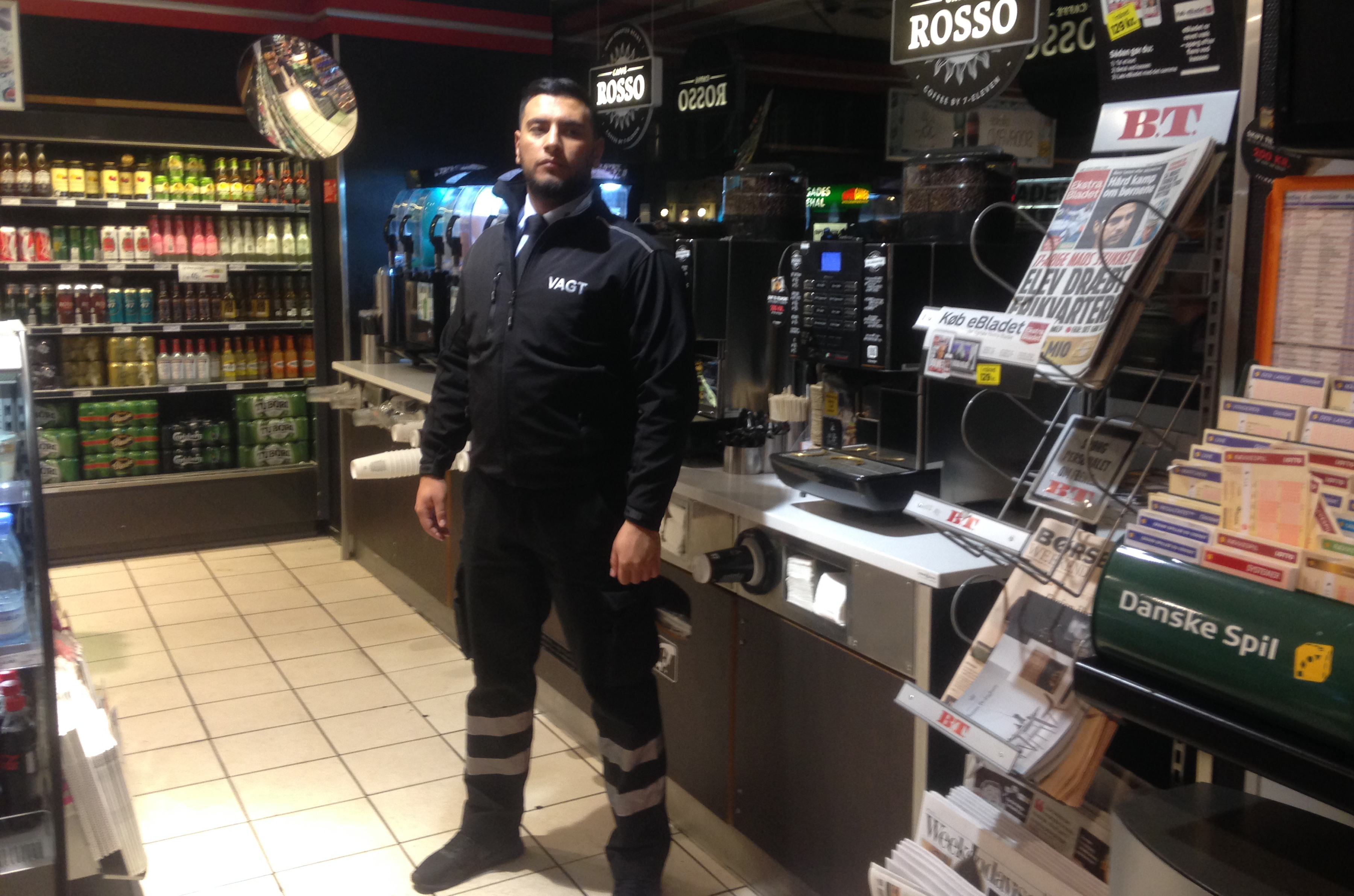 servicevagt i 7Eleven